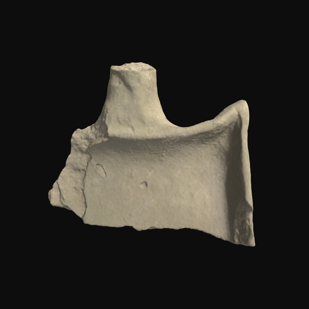 MA1978.163.1 Clay shovel