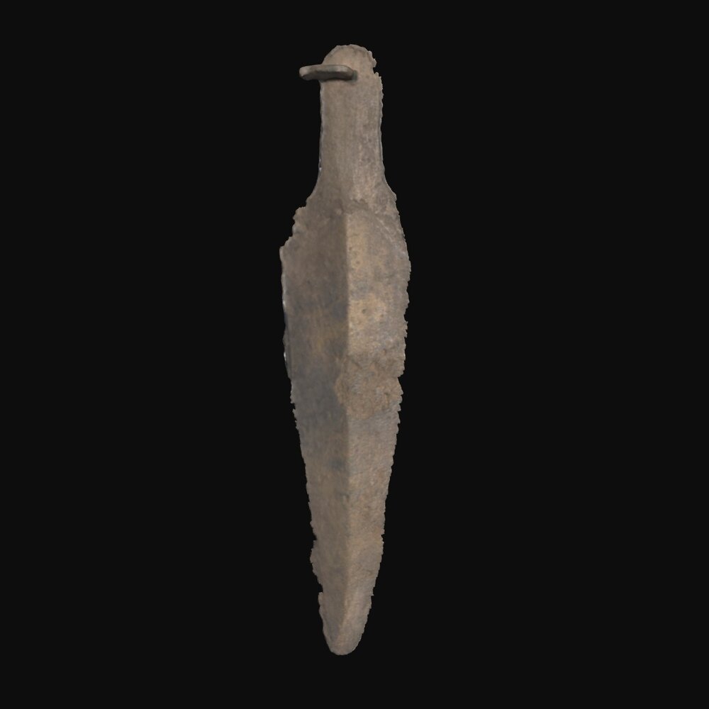 MA1978.141.1 Flat-tanged knife