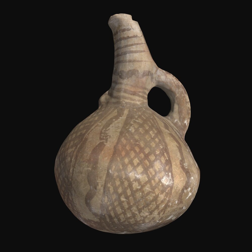 MA1978.130.1 White Painted II Ware jug