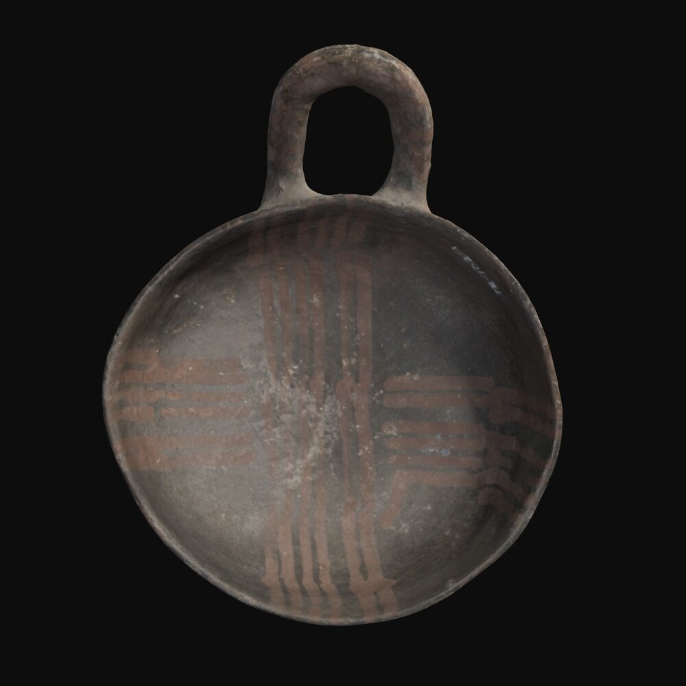 MA1978.102.1 Red-on-Black Ware bowl