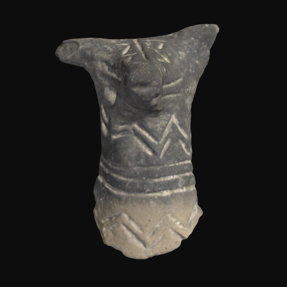 MA1978.92.1 Terracotta animal head