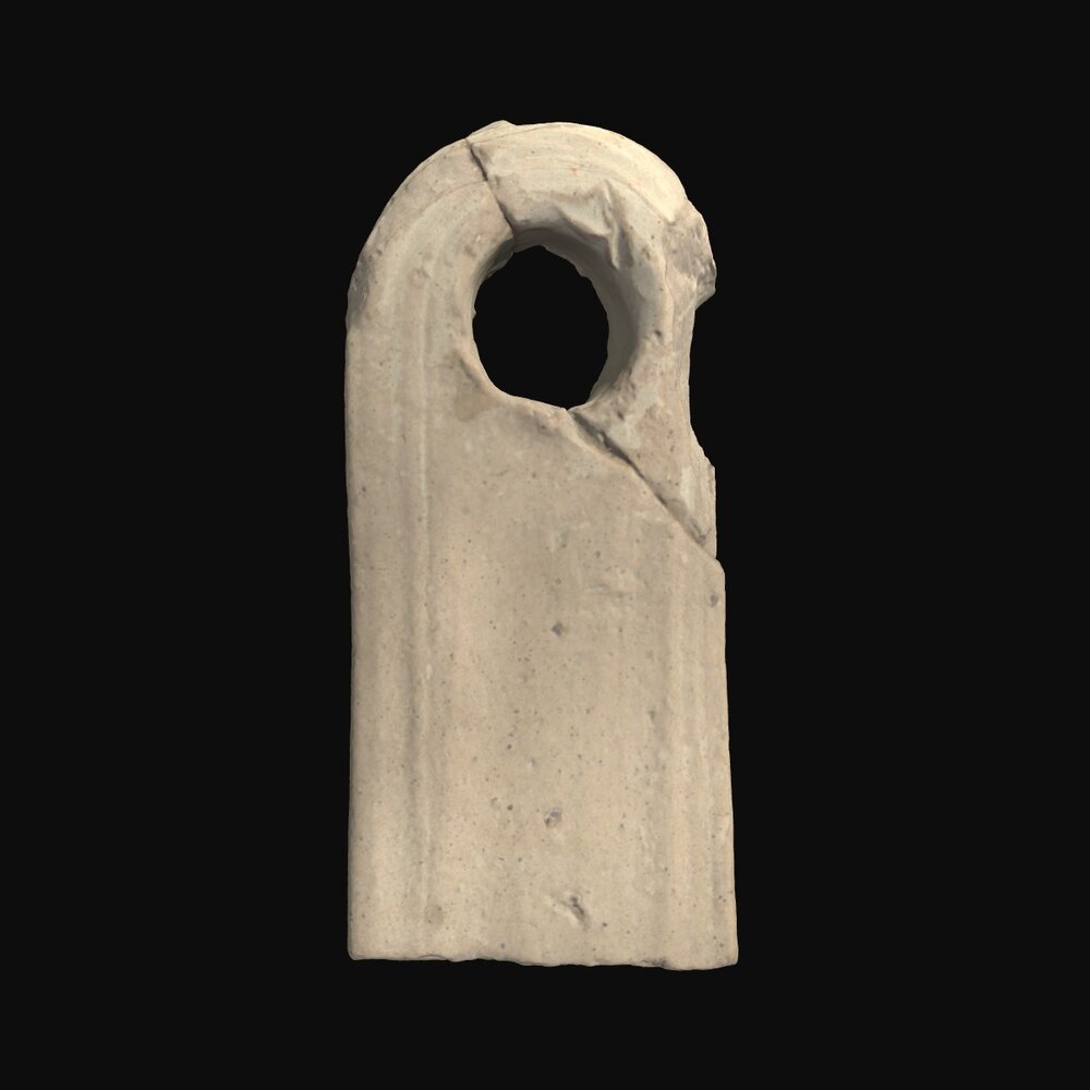 MA1978.65.1 Top of lamp holder