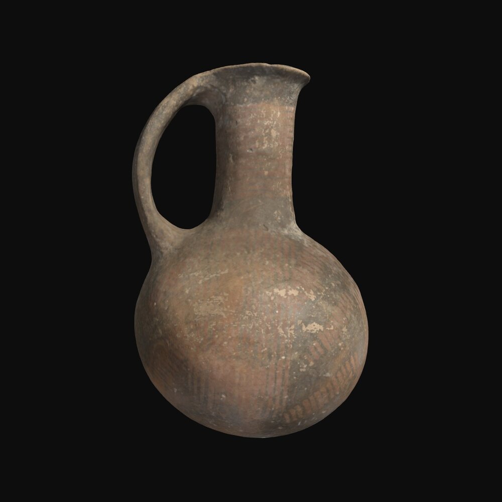 MA1978.41.1 Red-on-Black Ware juglet