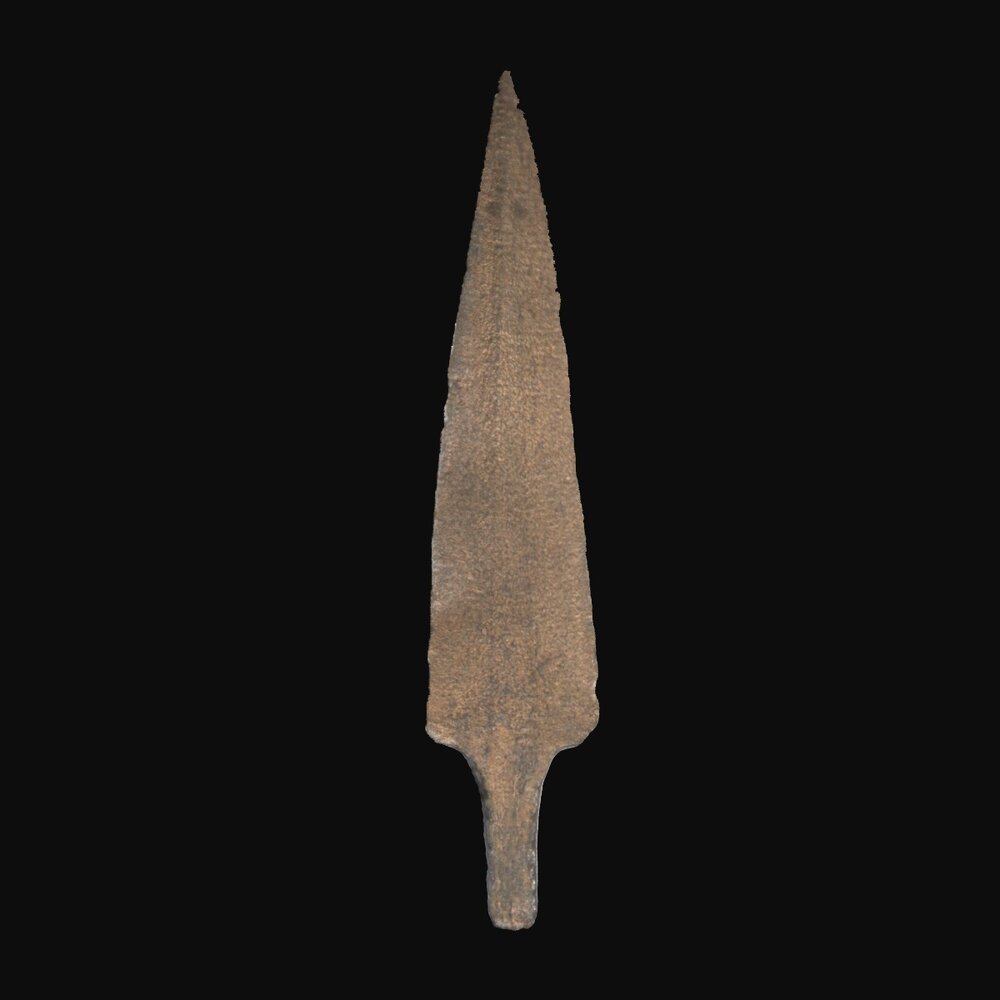 MA1974.6.6 Flat-tanged knife