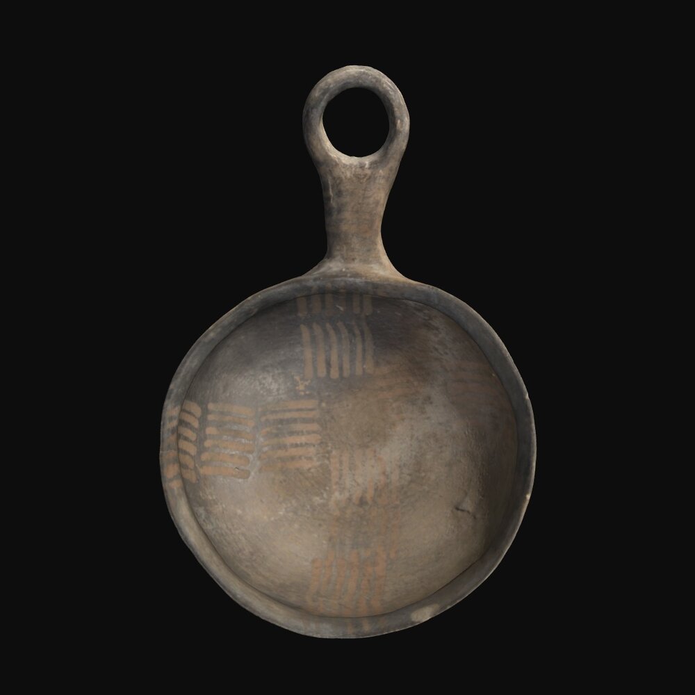 MA1974.3.3 Red-on-Black Ware bowl