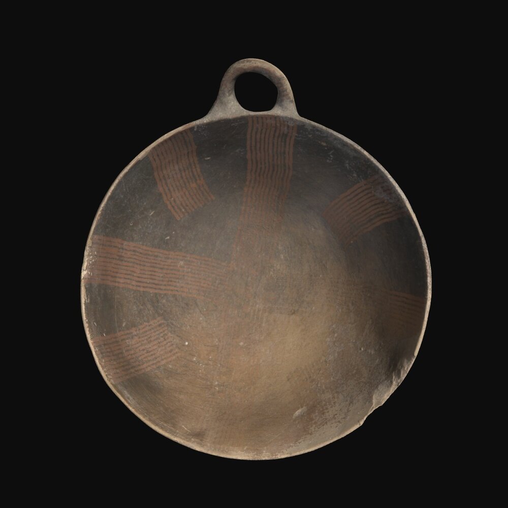 MA1974.3.1 Red-on-Black Ware large bowl