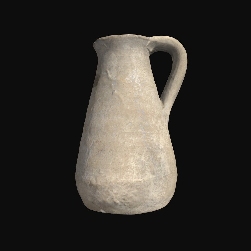 MA1978.121.1 Plain White VII Ware miniature juglet