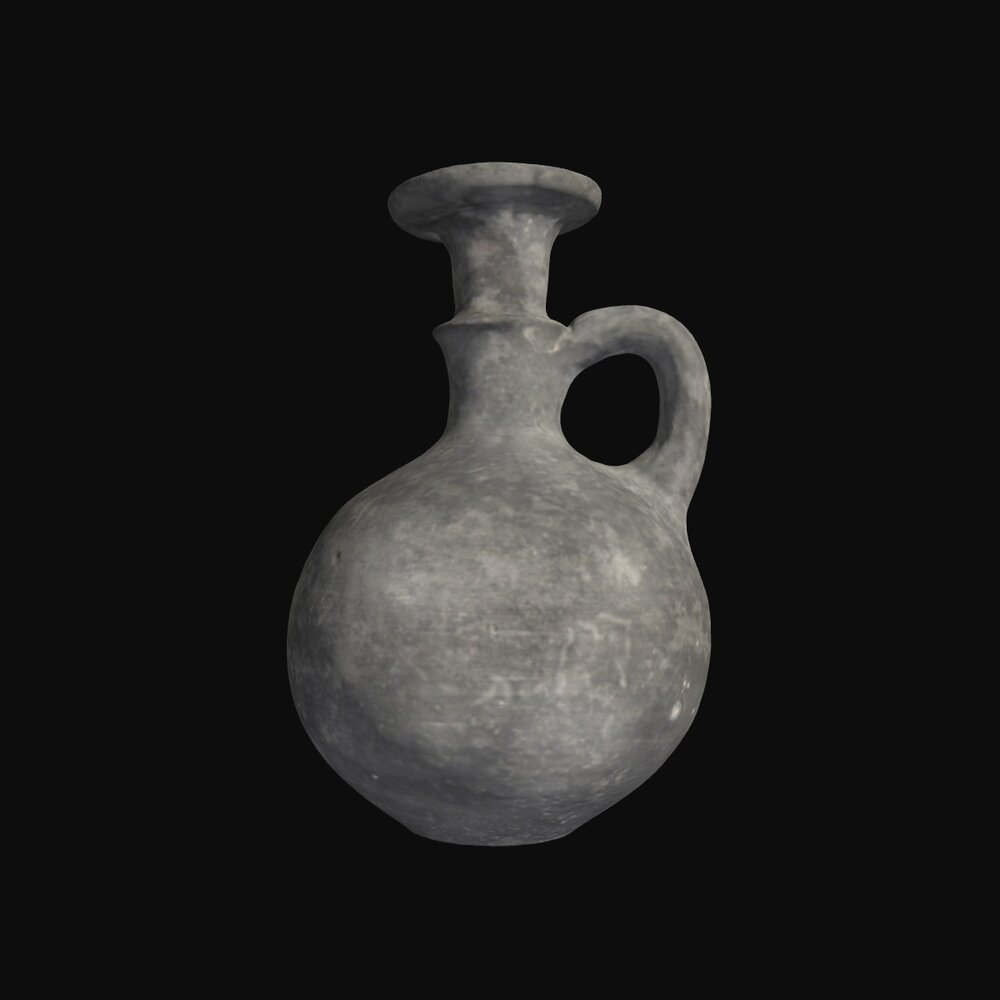 MA1978.57.2 Black Polished II Ware juglet