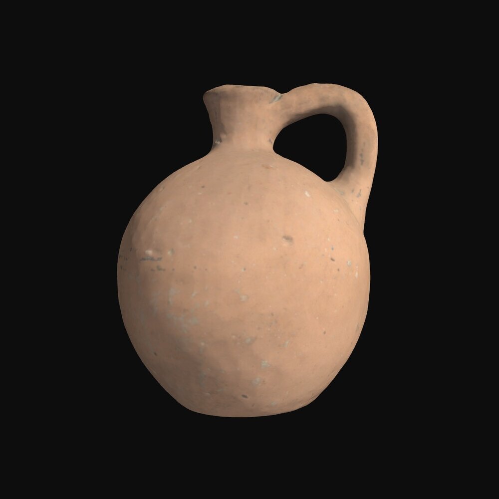 MA1978.50.1 Plain White Ware miniature juglet