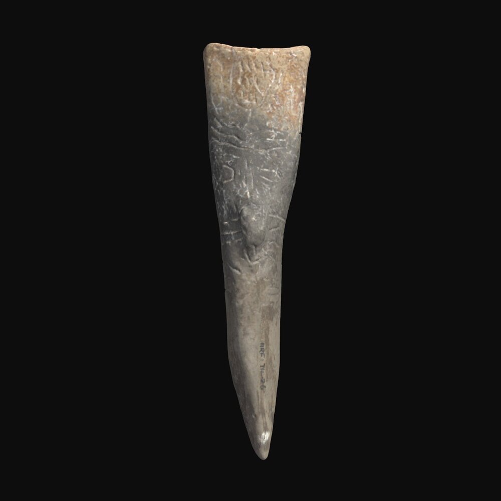 MA1974.7.1 Pottery model knife