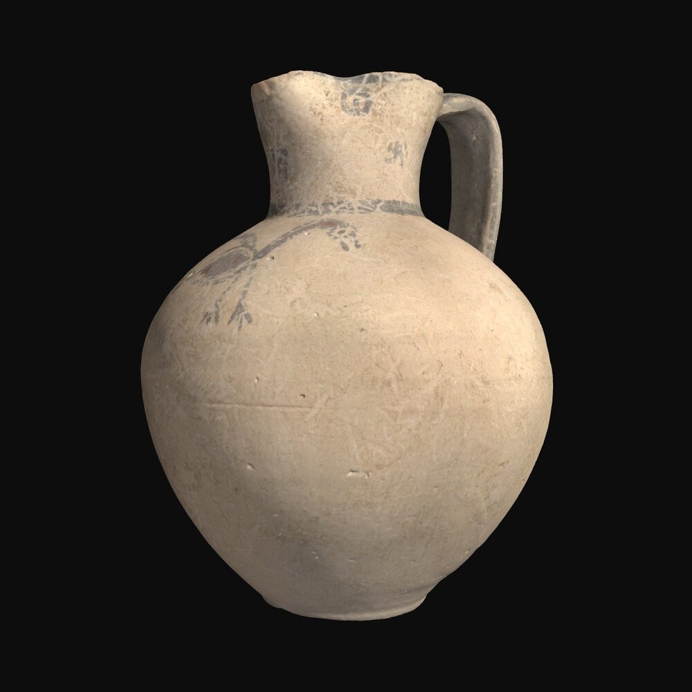 MA1959.1.16 Bichrome III Ware bird jug