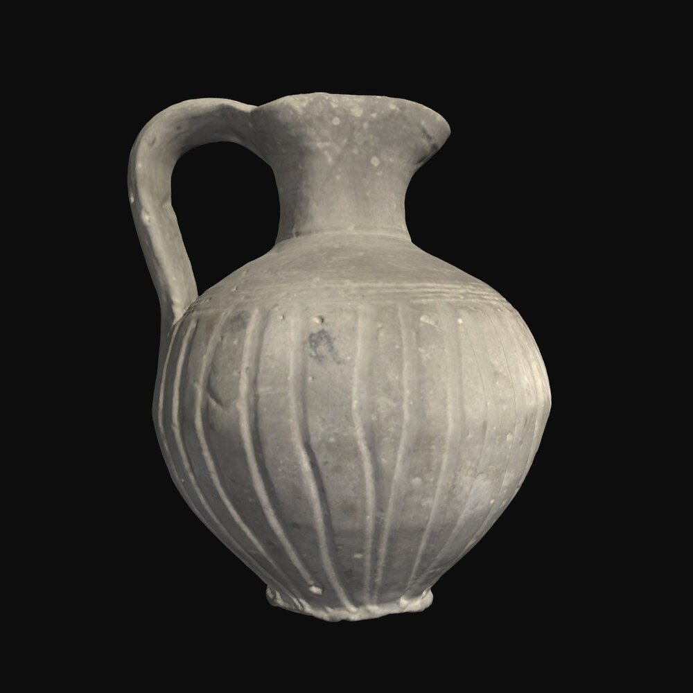 MA1959.1.10 Wheel-made Black Slip II Ware juglet