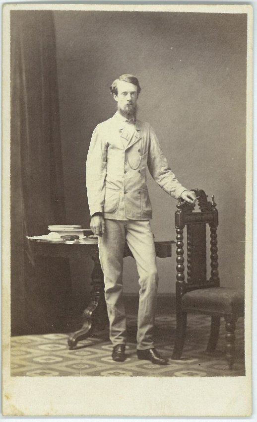 A carte-de-visite of an unidentified man