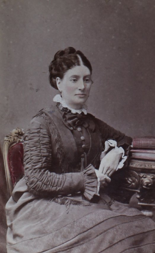 A carte-de-visite of an unidentified woman