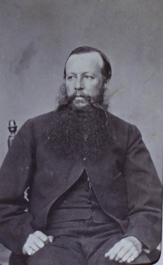 A carte-de-visite of an unidentified man