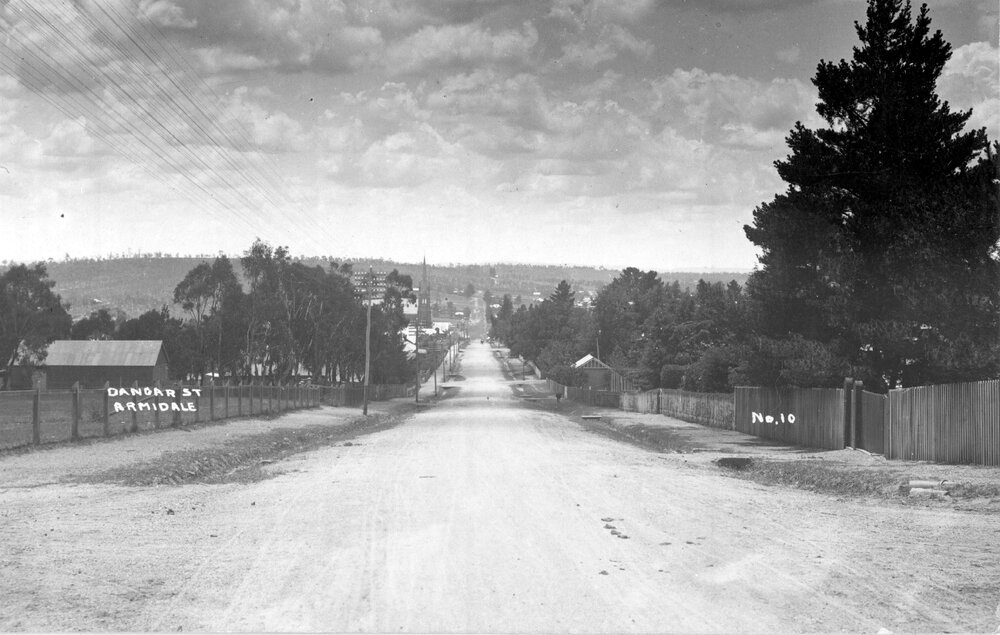 Dangar Street, Armidale, view from Mossman Street