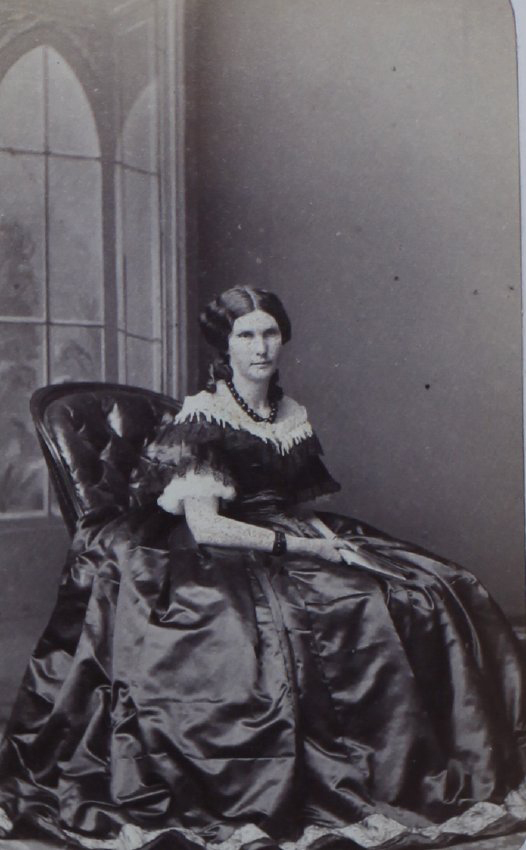 A carte-de-visite of an unidentified woman