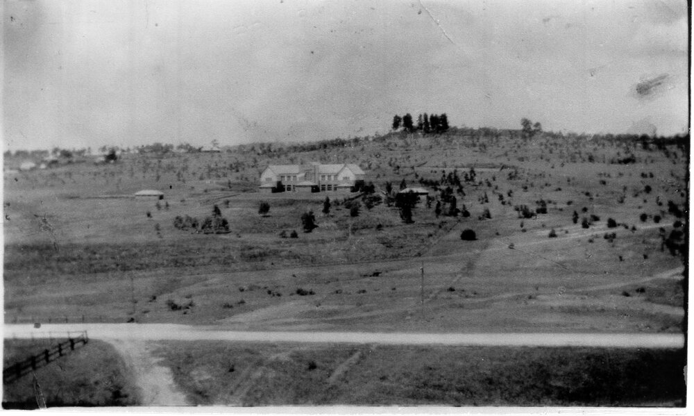 Armidale High School taken from the top of a coal loader at the railway station, c. 1925