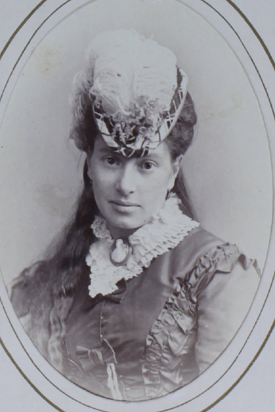A carte-de-visite of an unidentified woman, c. 1870