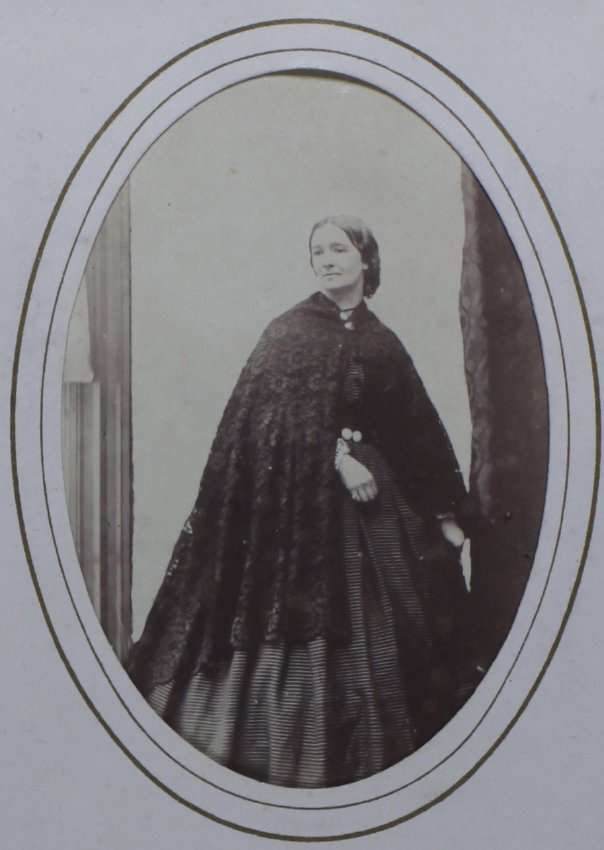A carte-de-visite of an unidentified woman