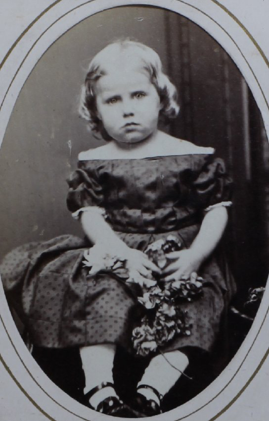 A photo of an unidentified young girl