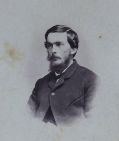 A carte-de-visite of Duncan Clerk