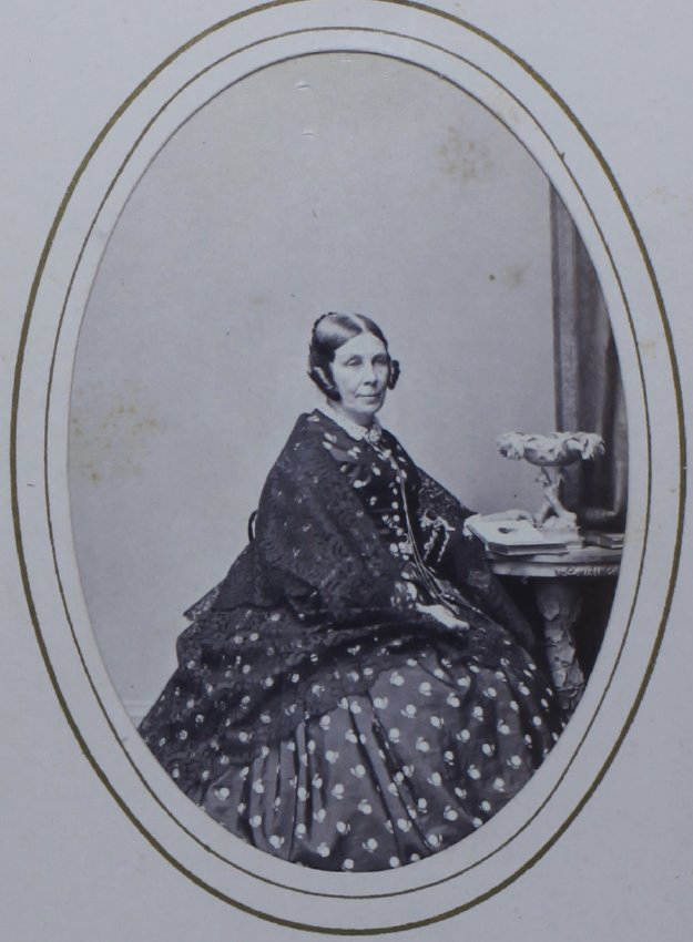 A carte-de-visite of an unidentified woman