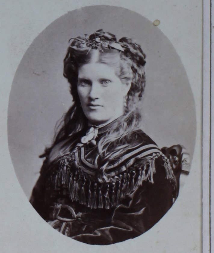 A carte-de-visite of an unidentified woman