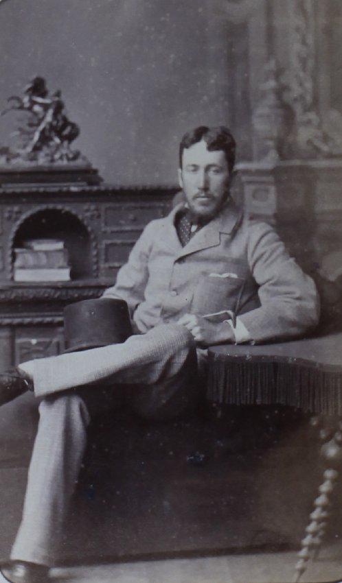 A carte-de-visite of an unidentified man
