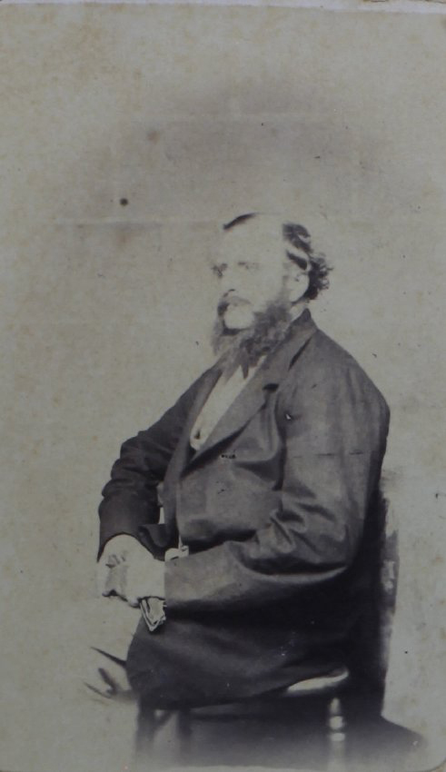 A carte-de-visite of an unidentified man