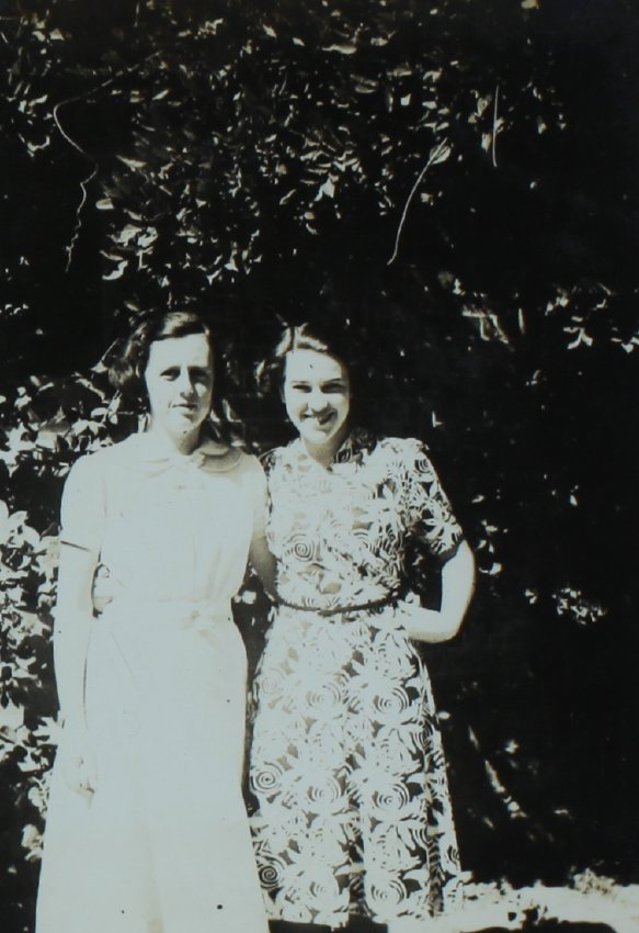 Mary Hindmarsh and Joan Bates, February 1940