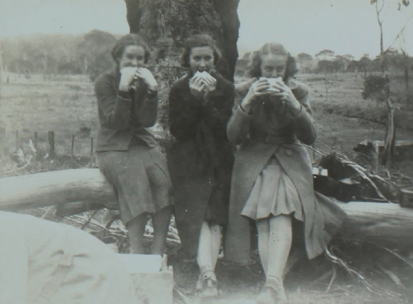 Geology Excursion at Point Lookout, 1939