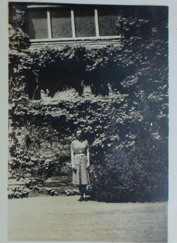 Mary in front of Booloominbah