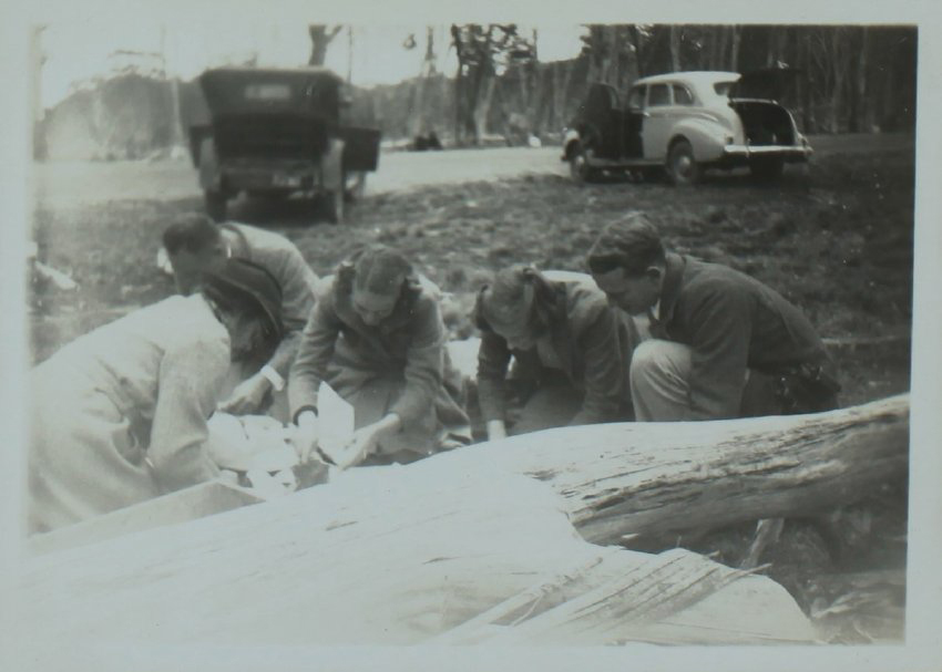 Geology excursion to Point Lookout, 1939