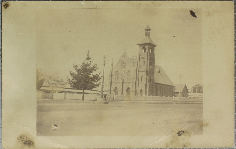Large brick church