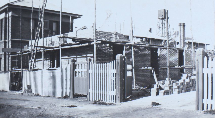 New Wing Uncompleted at "Girrawheen" 1929  