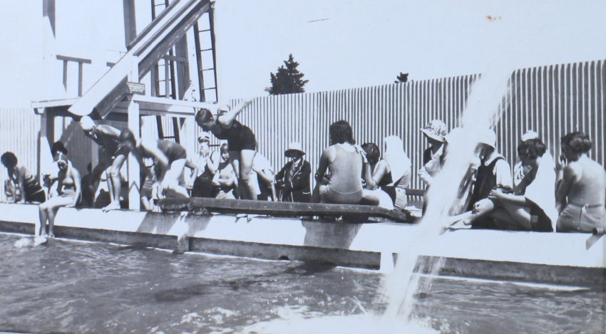 Swimming Practice, 1930  
