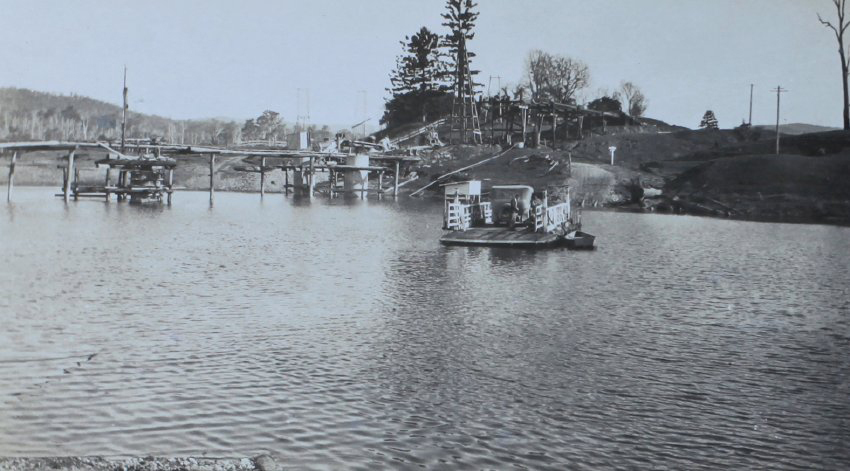Crossing the Nyboida Returning from Hols to College, Sept. 1930 