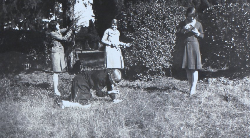 At Nature Study in the Park, 1929  