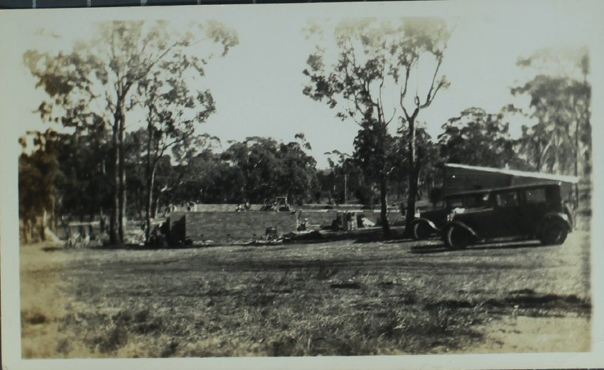 Beginning construction of Science Block NEUC, August 1939
