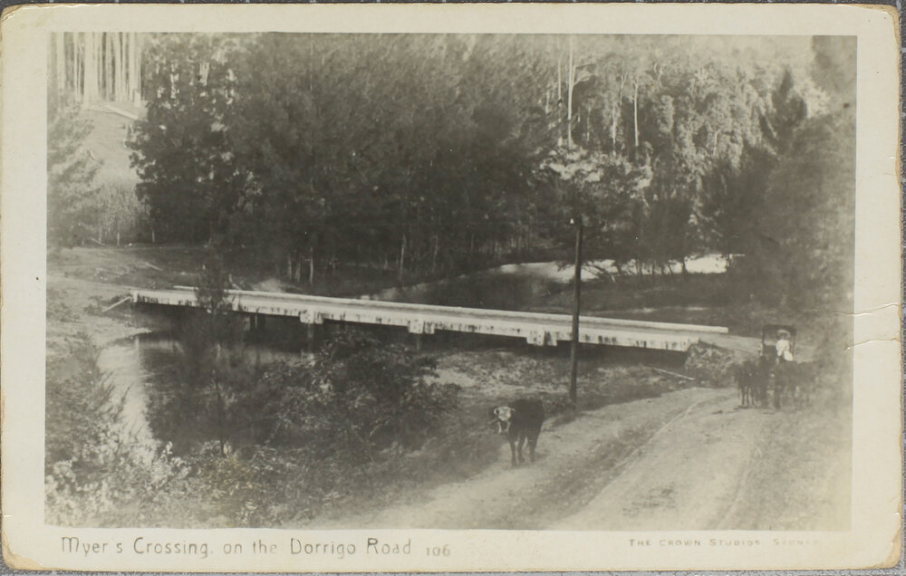 No 106 Myer's Crossing on the Dorrigo Road