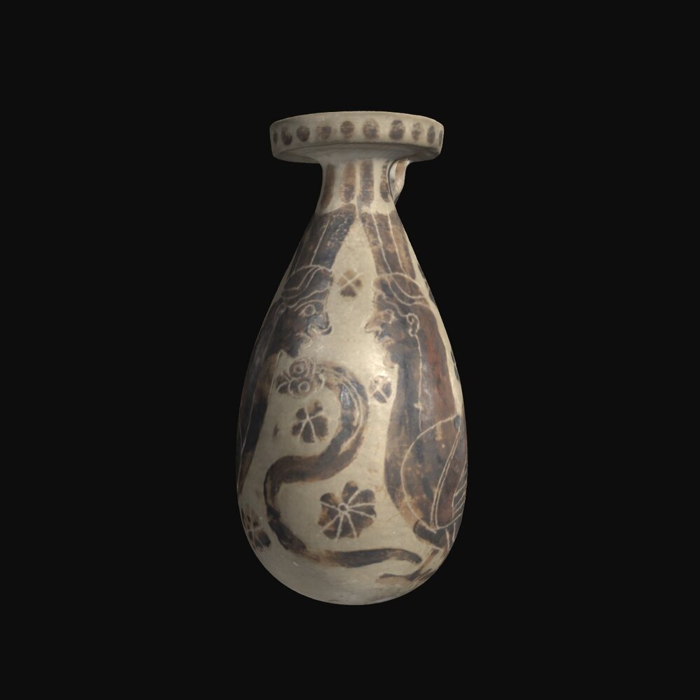 MA1961.2.1 Corinthian piriform alabastron