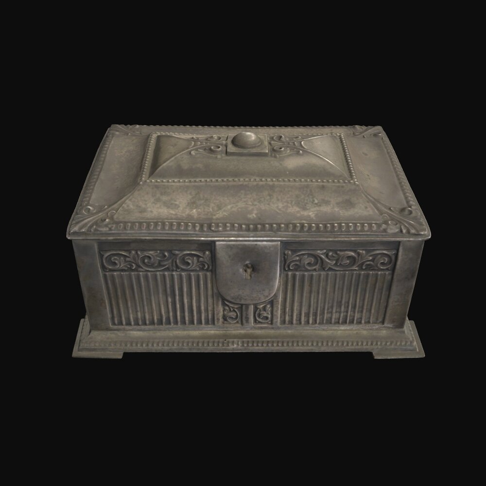 MA2023.1.18 Silver reliquary casket