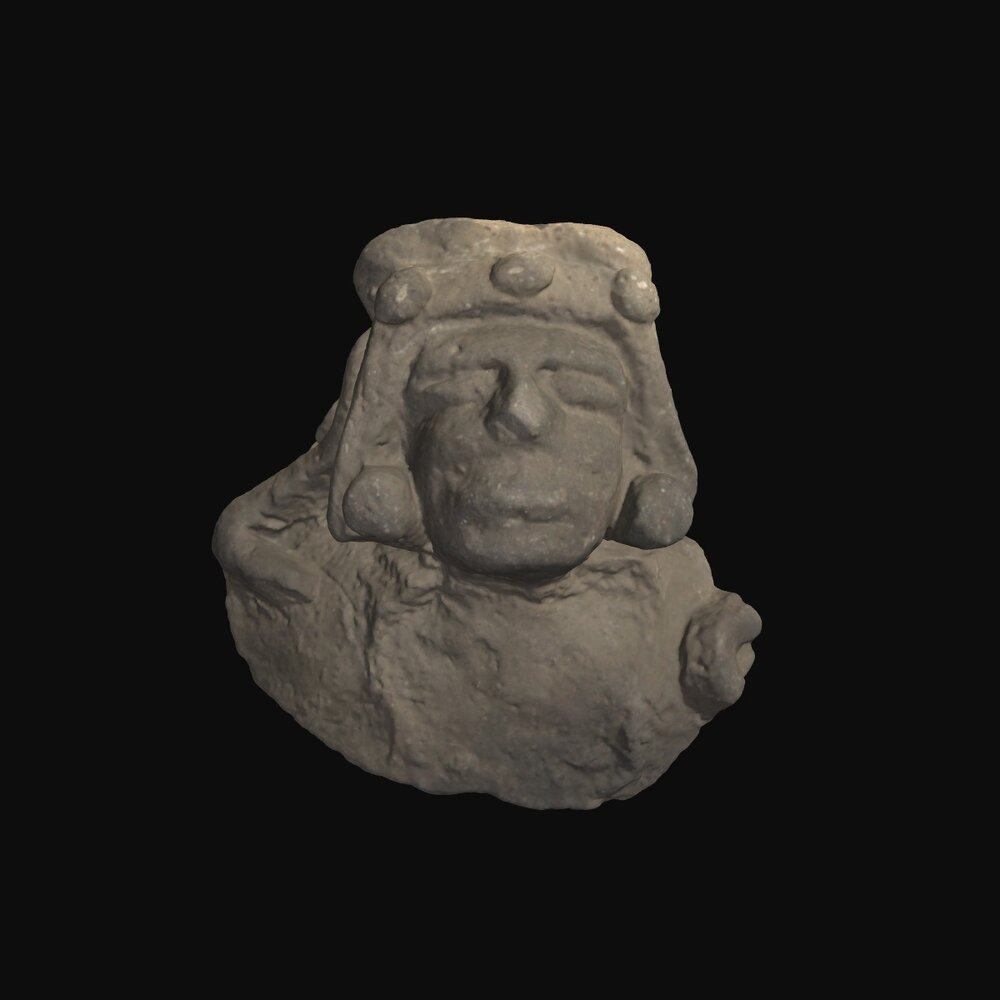 MA2001.36.3 Maya ceramic head