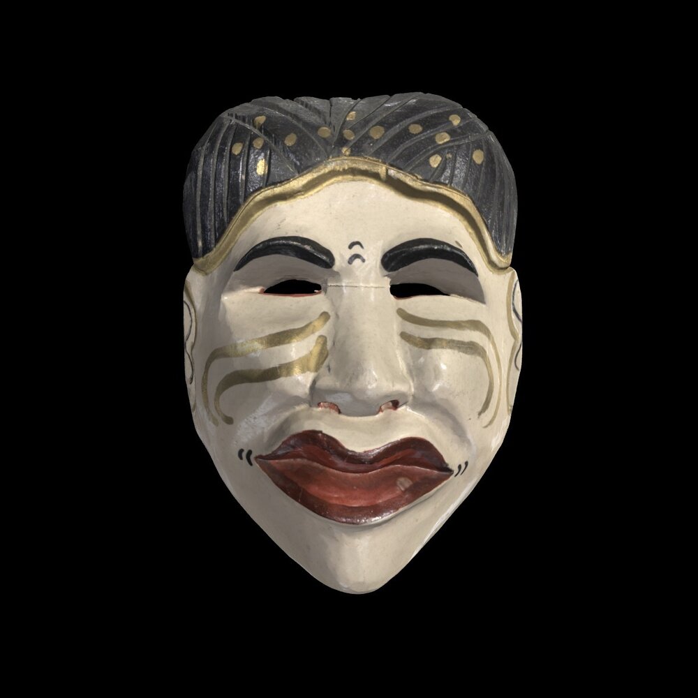 MA2000.10.2 Topeng Bondres dance mask