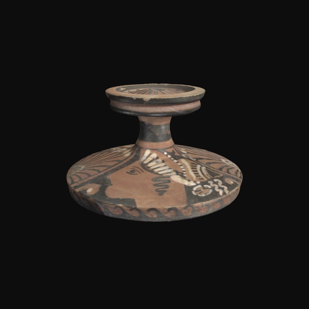 MA1982.5.3 Apulian Red Figure pyxis