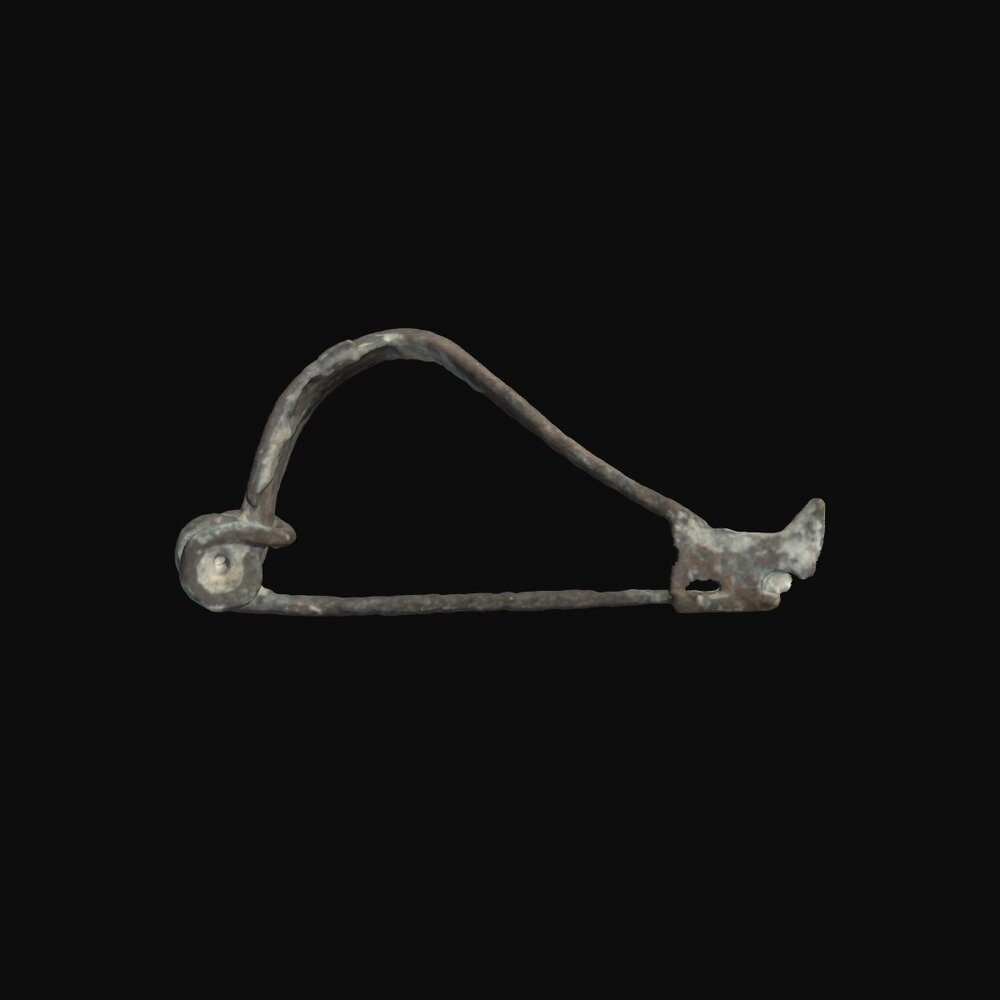 MA1975.4.1 Bronze fibula (broach)