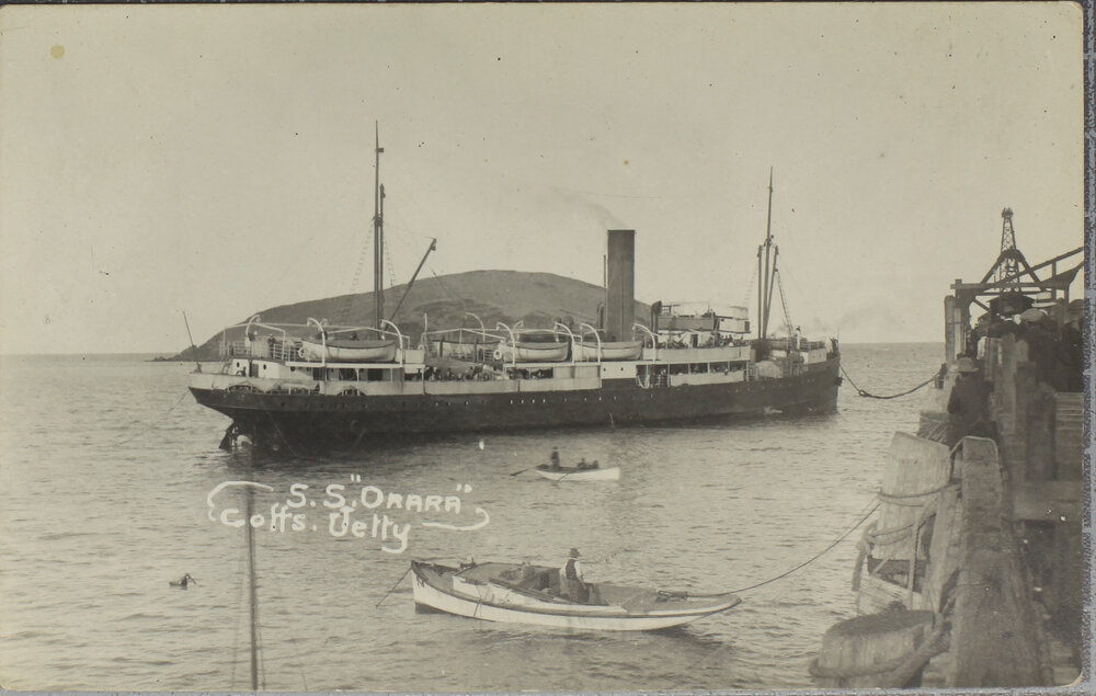 SS Orara at Coffs Harbour Jetty, 1907-1916