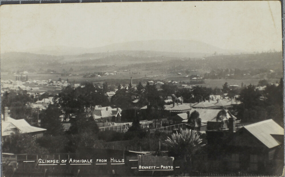 Glimpse of Armidale from Hills