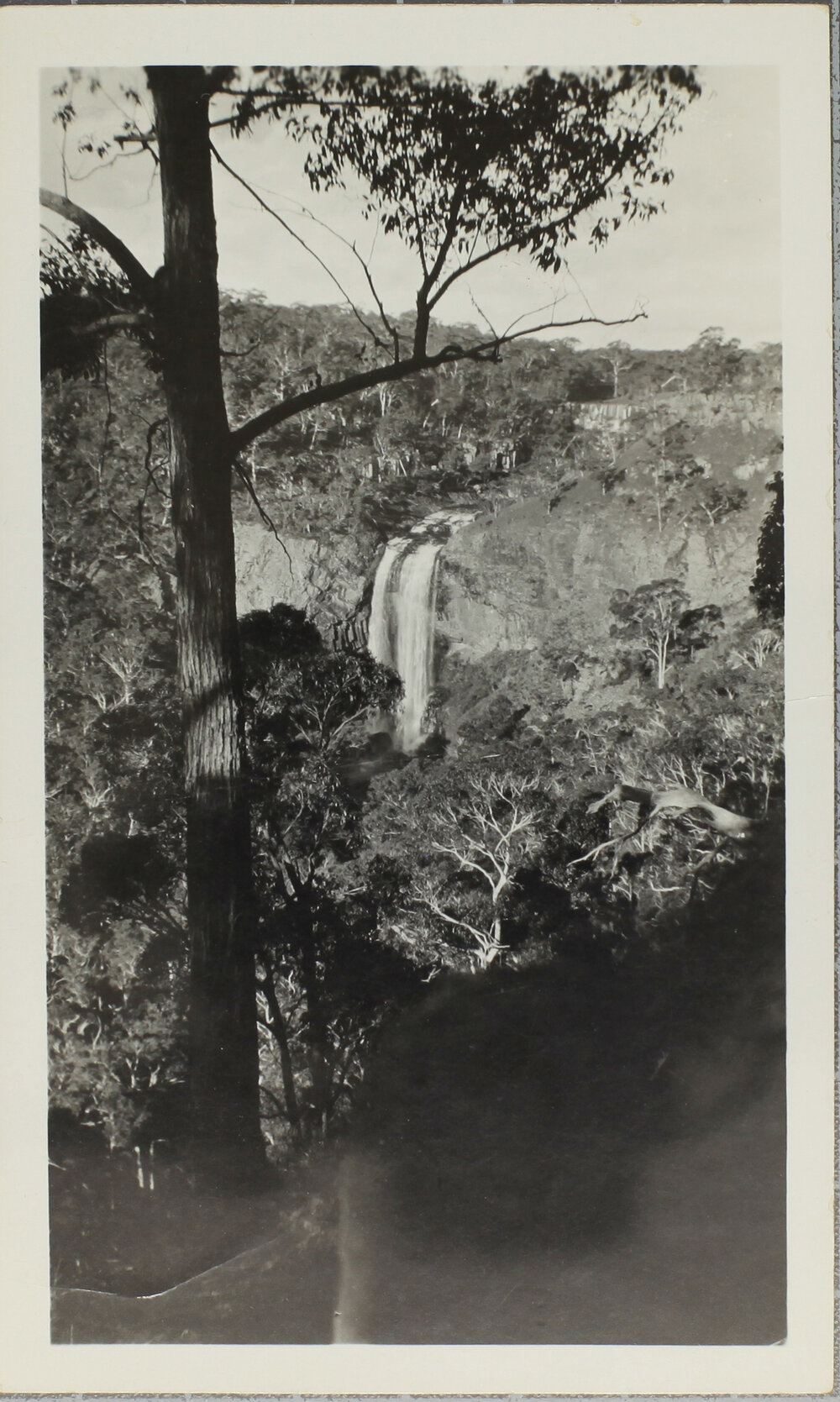 Ebor falls from a distance